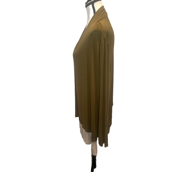 Logo Lounge Lori Goldstein Womens Two Toned Open Rayon Cardigan Sz XL - Picture 2 of 8